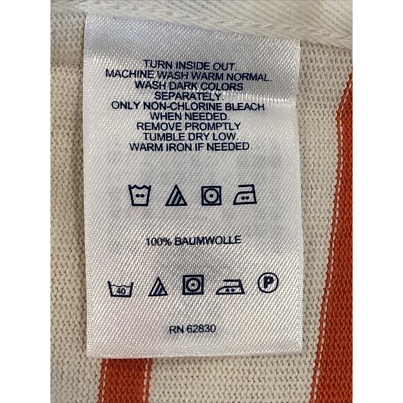 LANDS END Women's Size 14 Sweater Cropped 2 Pockets 100% Cotton Zip Up Cardigan - Picture 7 of 9